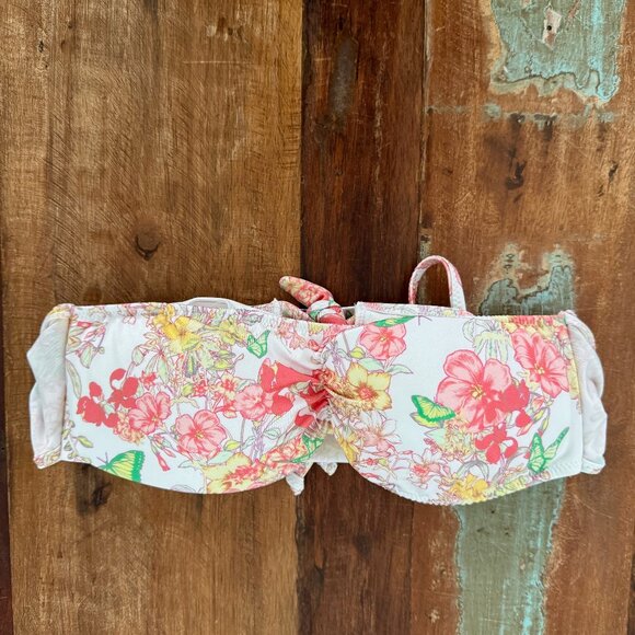 Victoria's Secret Floral Tie Handkerchief Halter & Tie Bottom Bikini Set Size XS - Picture 8 of 12